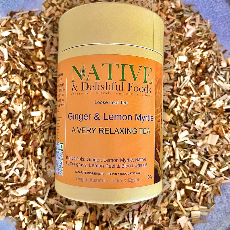 NEW - Ginger & Lemon Myrtle Loose Tea 30g