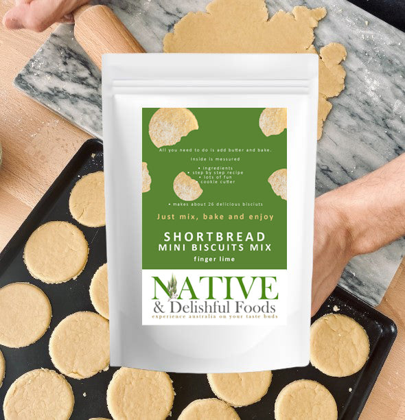 Finger Lime Shortbread Mix